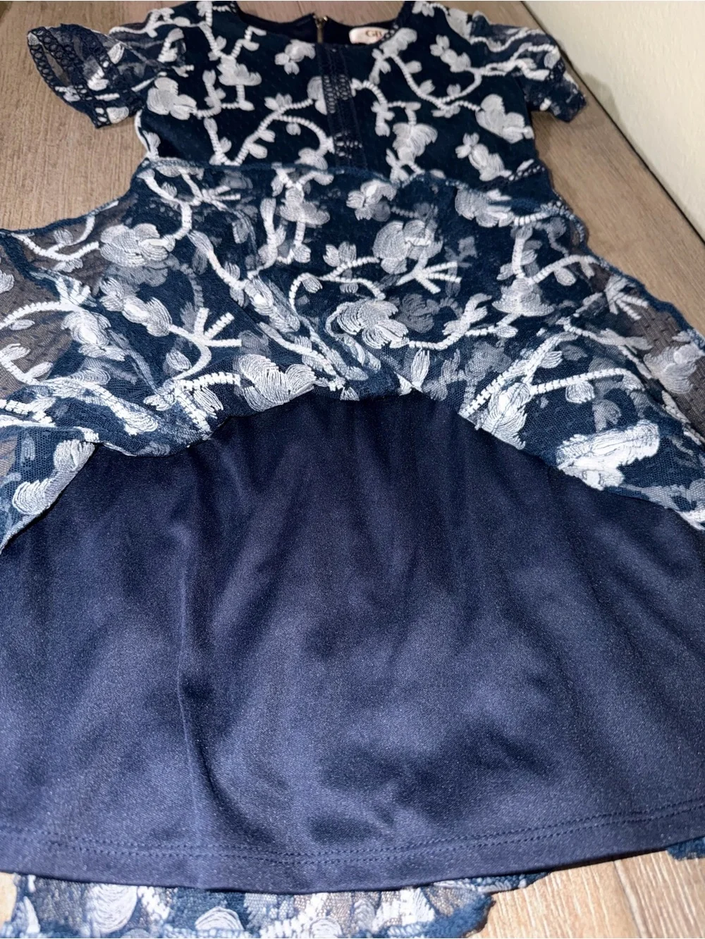 GB girls navy short